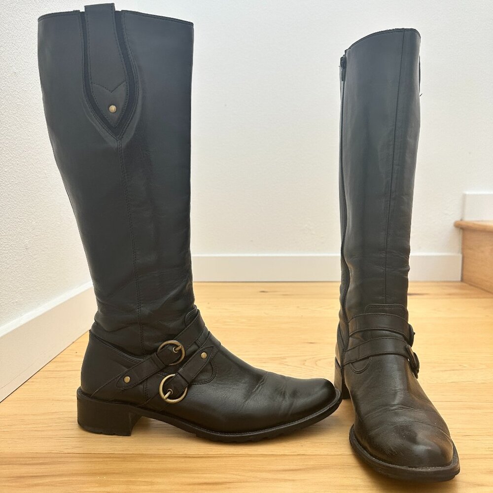 Paul Green Tall Shaft Boots in Black